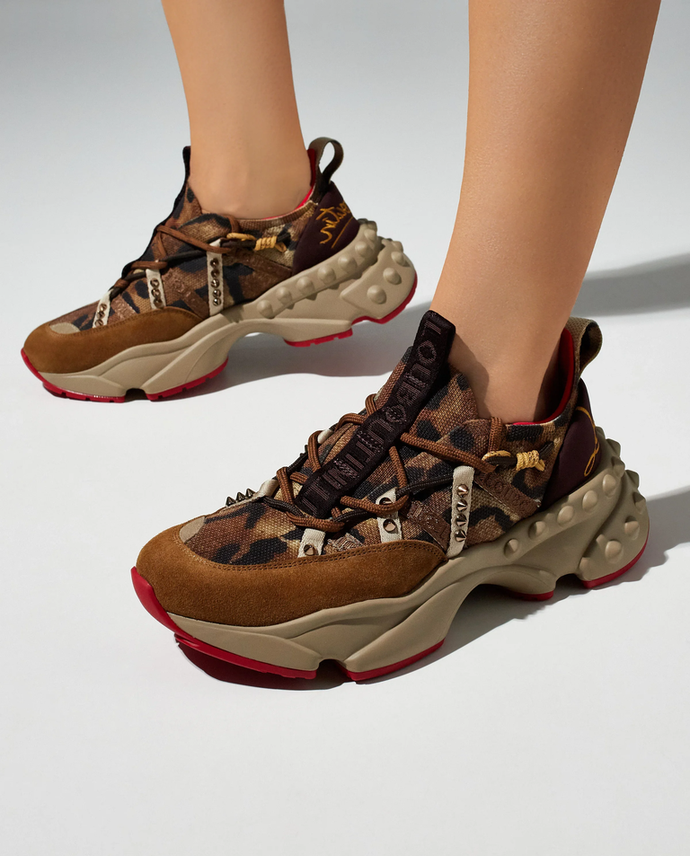 Skórzane sneakersy Trailnrun - Image #0