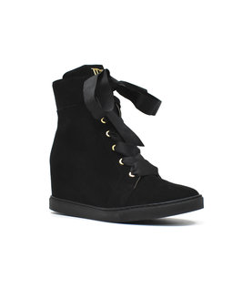 Wysokie sneakersy Black Nubuck - Image #2