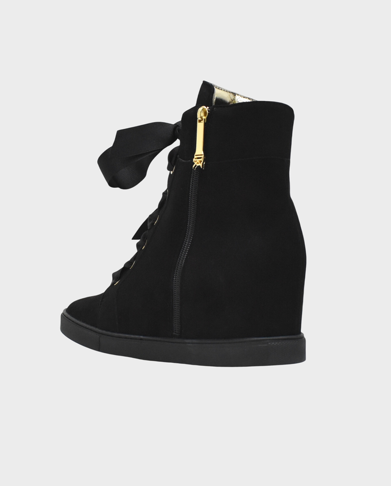 Wysokie sneakersy Black Nubuck - Image #1