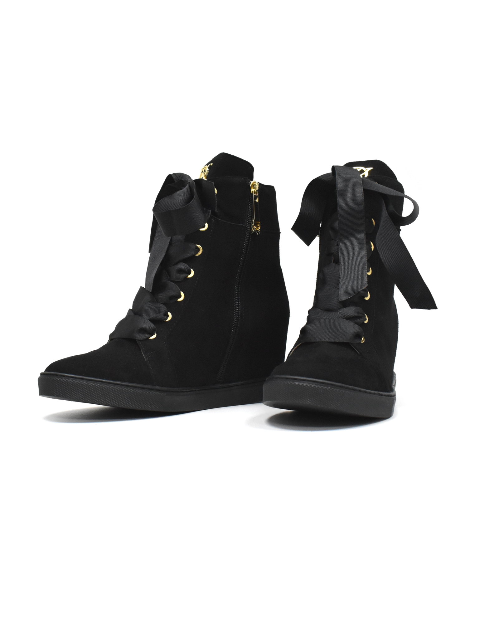 Wysokie sneakersy Black Nubuck - Image #3