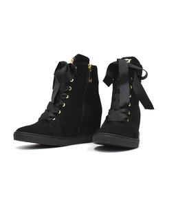 Wysokie sneakersy Black Nubuck - Image #3