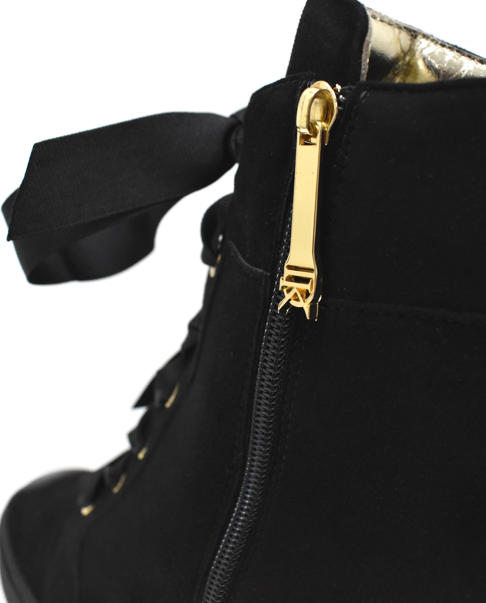 Wysokie sneakersy Black Nubuck - Image #4