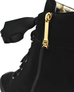Wysokie sneakersy Black Nubuck - Image #4