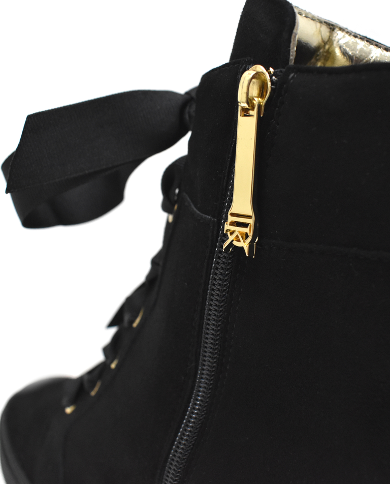 Wysokie sneakersy Black Nubuck - Image #4