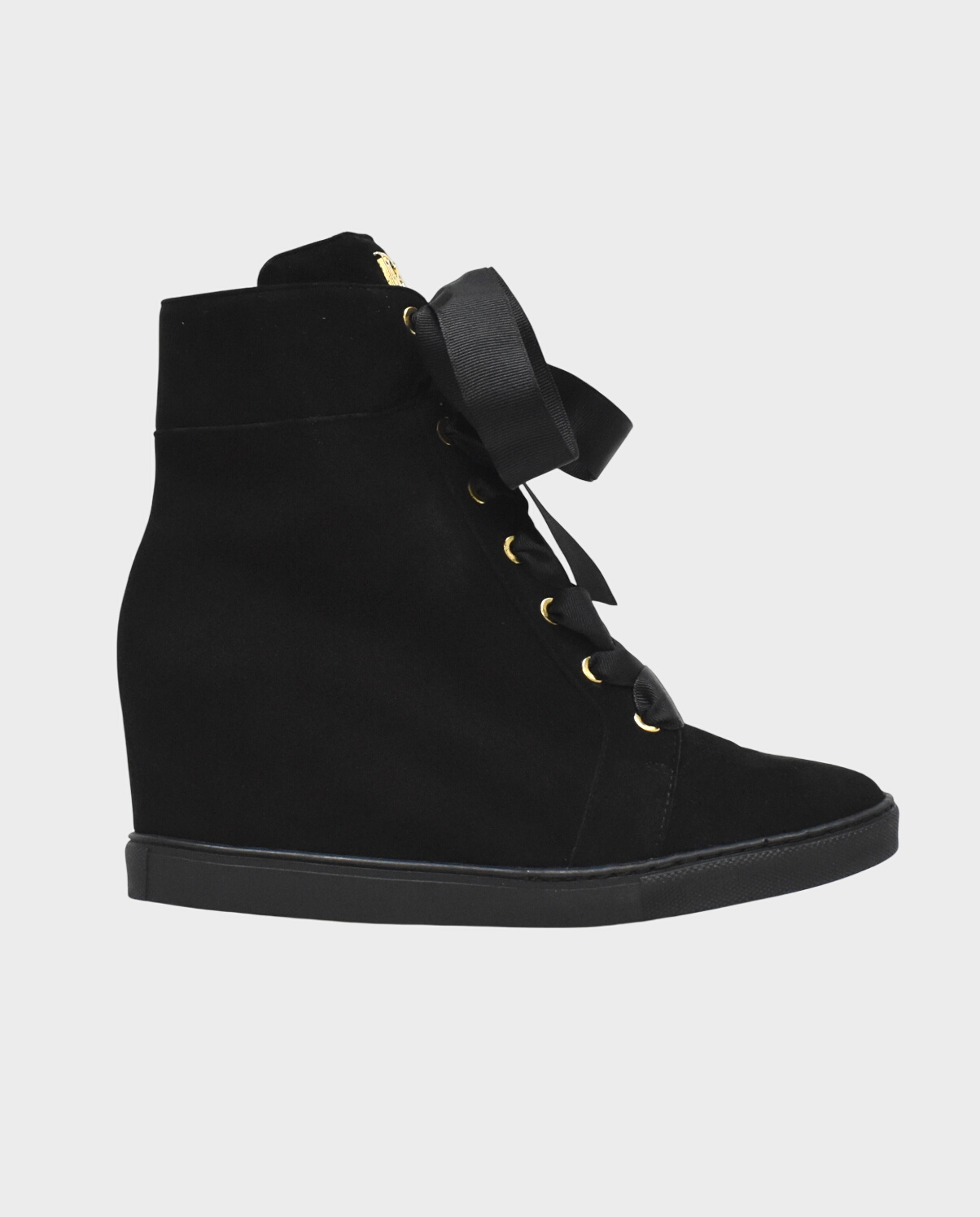 Wysokie sneakersy Black Nubuck - Image #0