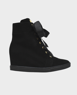 Wysokie sneakersy Black Nubuck - Image #0