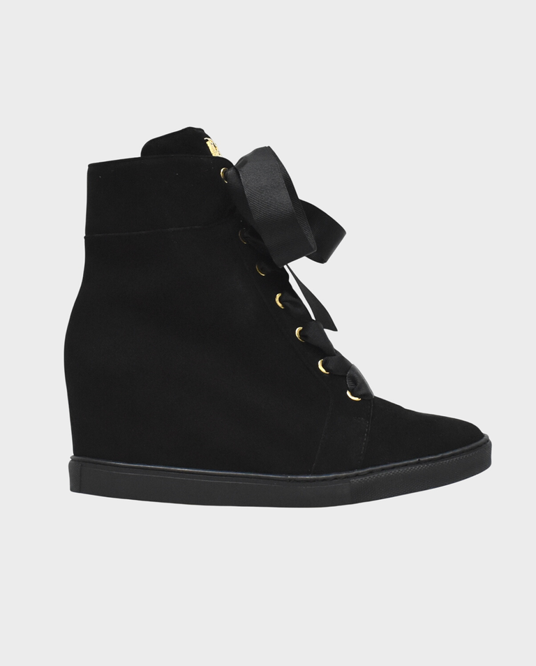 Wysokie sneakersy Black Nubuck - Image #0