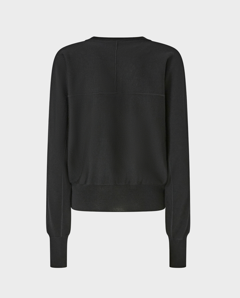 Czarny sweter z logo Lanzarote - Image #1