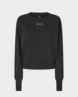 Czarny sweter z logo Lanzarote - Image #0