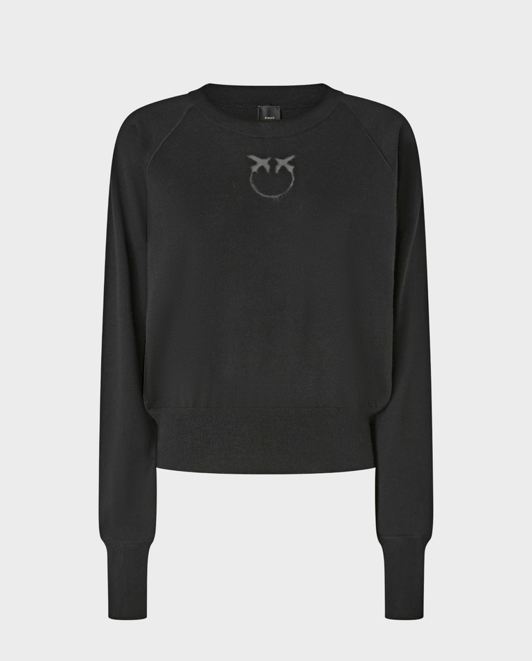 Czarny sweter z logo Lanzarote - Image #0
