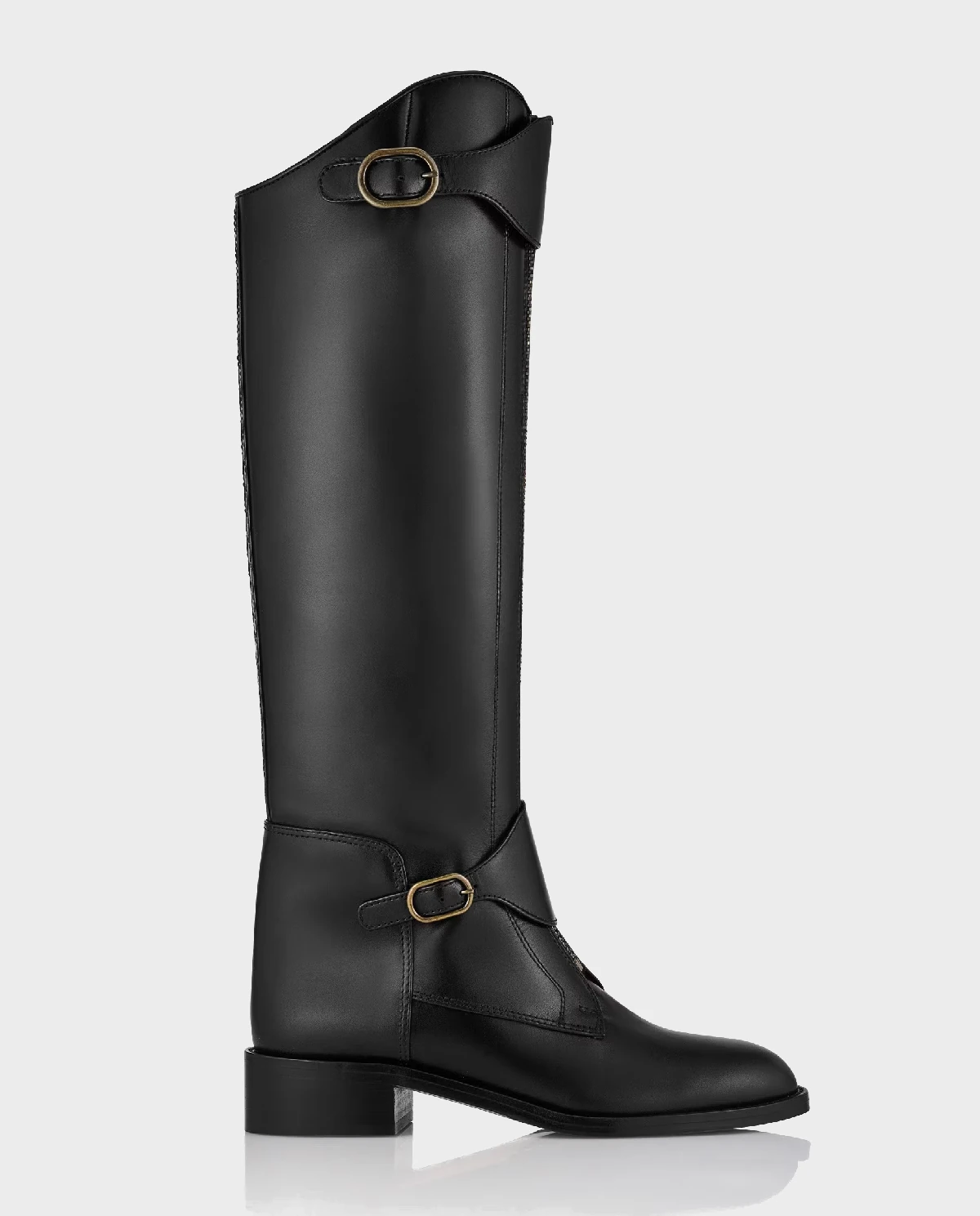 Czarne oficerki Alex Riding - Image #0