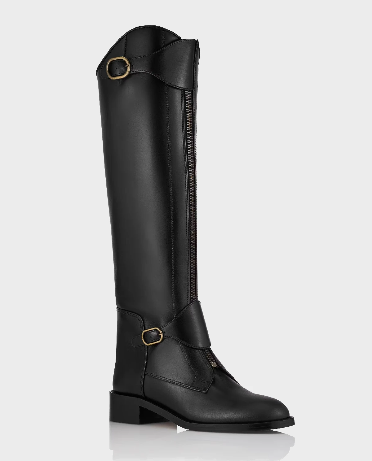 Czarne oficerki Alex Riding - Image #2