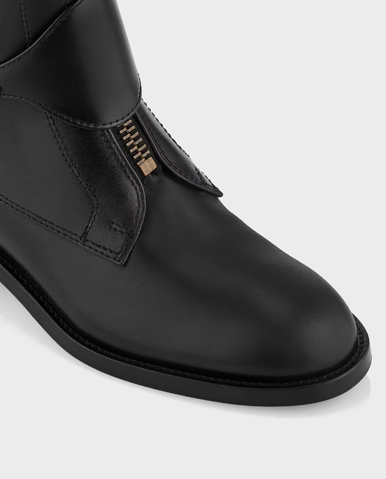 Czarne oficerki Alex Riding - Image #4