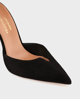 Zamszowe szpilki Alex D'Orsay 105 - Image #4