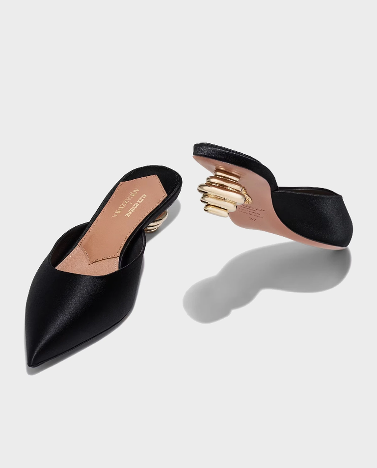 Czarne mule Alex Jewel 35 - Image #3