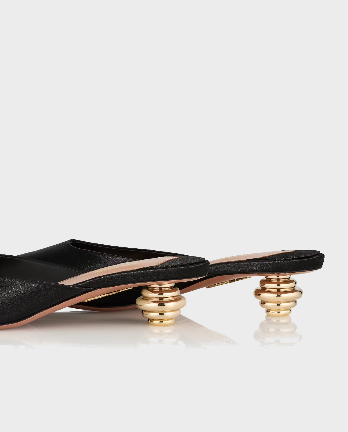 Czarne mule Alex Jewel 35 - Image #4