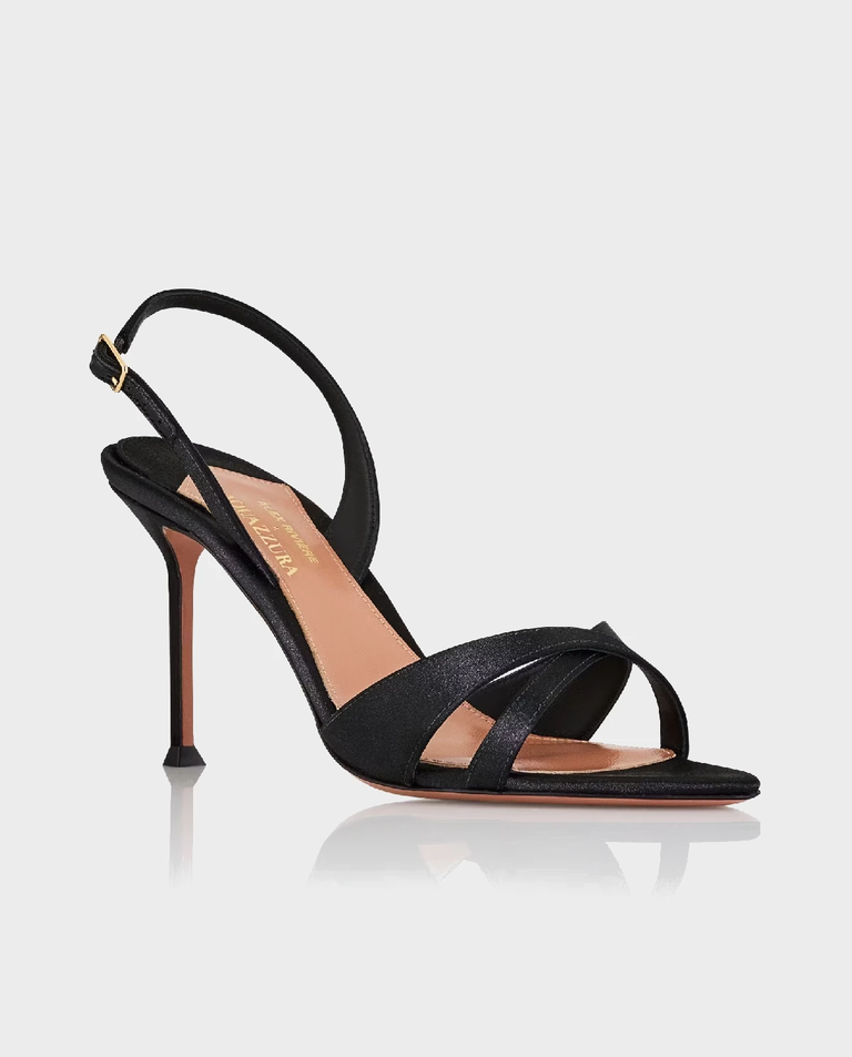 Czarne sandały na obcasie Alex 85 - Image #2