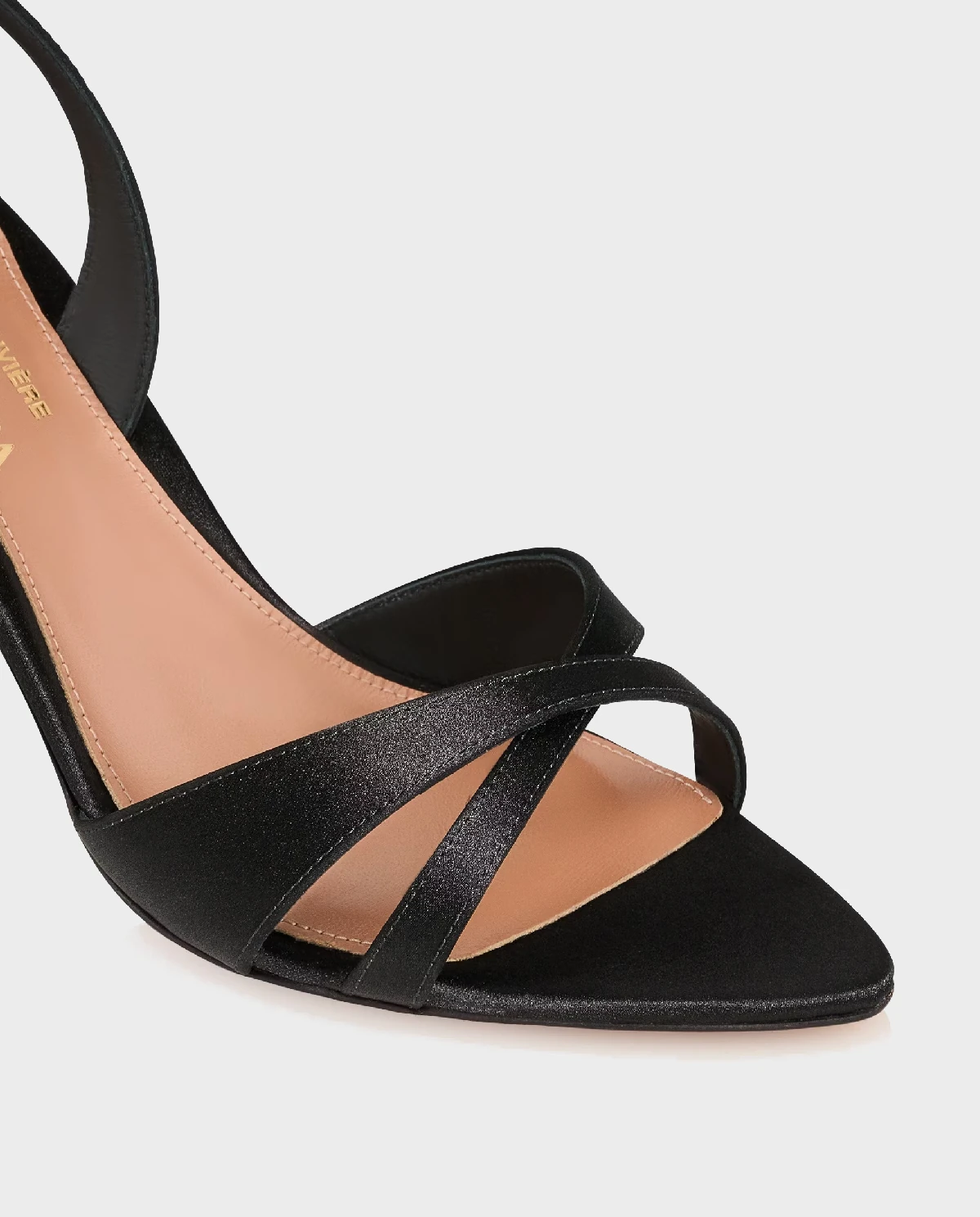 Czarne sandały na obcasie Alex 85 - Image #5