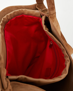 Brązowa zamszowa torba Baggy - Image #4