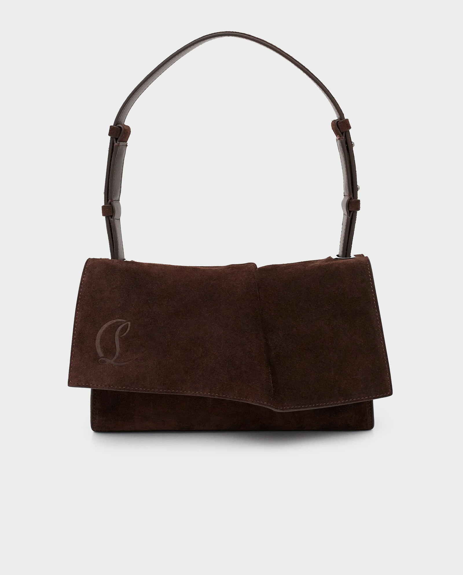 Ciemnobrązowa torebka Baggy Small - Image #2