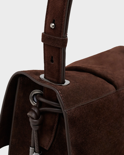 Ciemnobrązowa torebka Baggy Small - Image #4