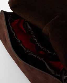 Ciemnobrązowa torebka Baggy Small - Image #5