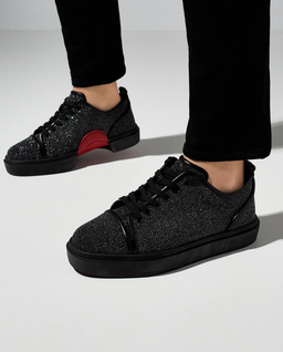 Czarne sneakersy Adolon Junior - Image #0