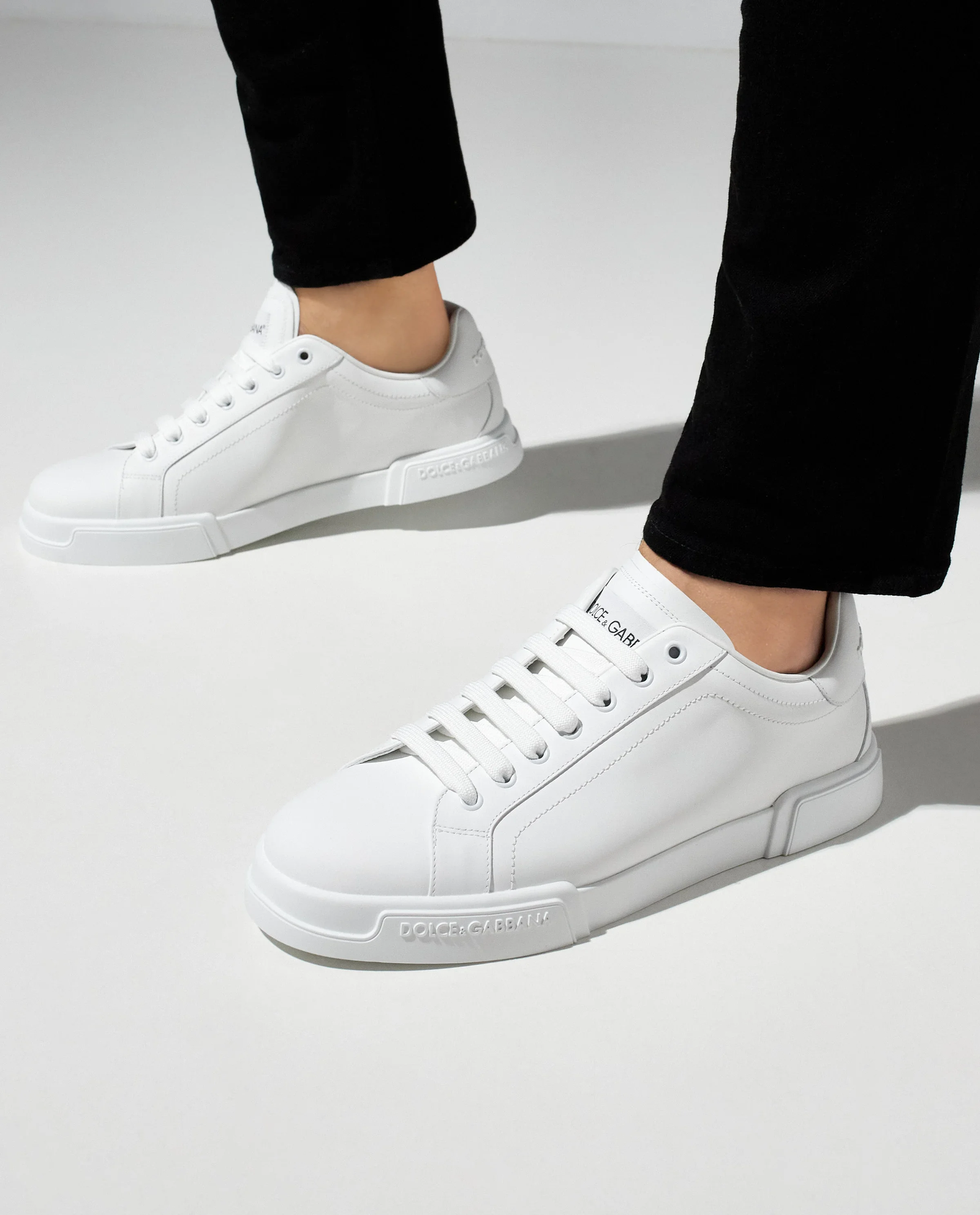 Białe sneakersy Portofino - Image #0