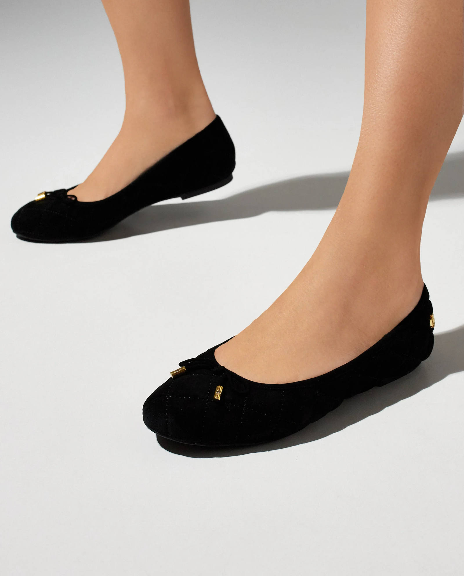 Czarne baleriny z kokardką - Image #0