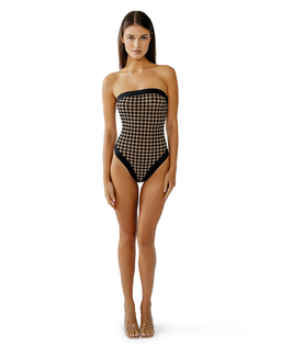 Body bandeau z printem Oxford - Image #2
