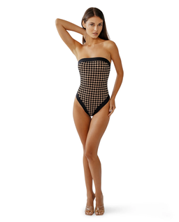 Body bandeau z printem Oxford - Image #3