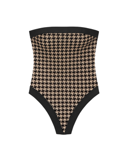 Body bandeau z printem Oxford - Image #4