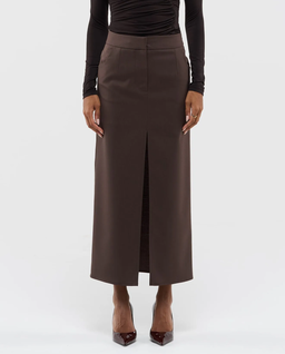 Brązowa midi spódnica midi - Image #0