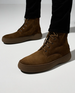 Zielone zamszowe botki - Image #0