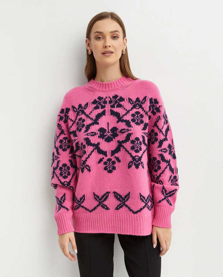 Różowy sweter Georgia - Image #0