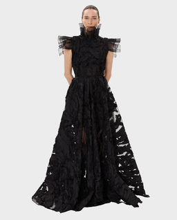 Długa sukienka w kształcie litery A - Image #0