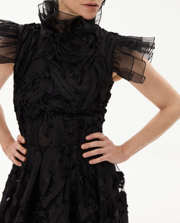 Długa sukienka w kształcie litery A - Image #3