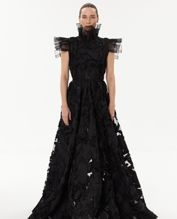 Długa sukienka w kształcie litery A - Image #6