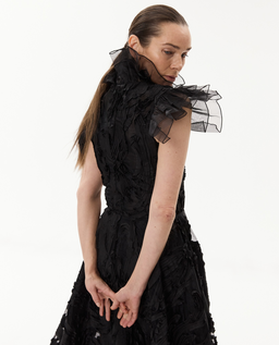 Długa sukienka w kształcie litery A - Image #8