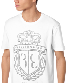 Biała koszulka SS Crest - Image #4