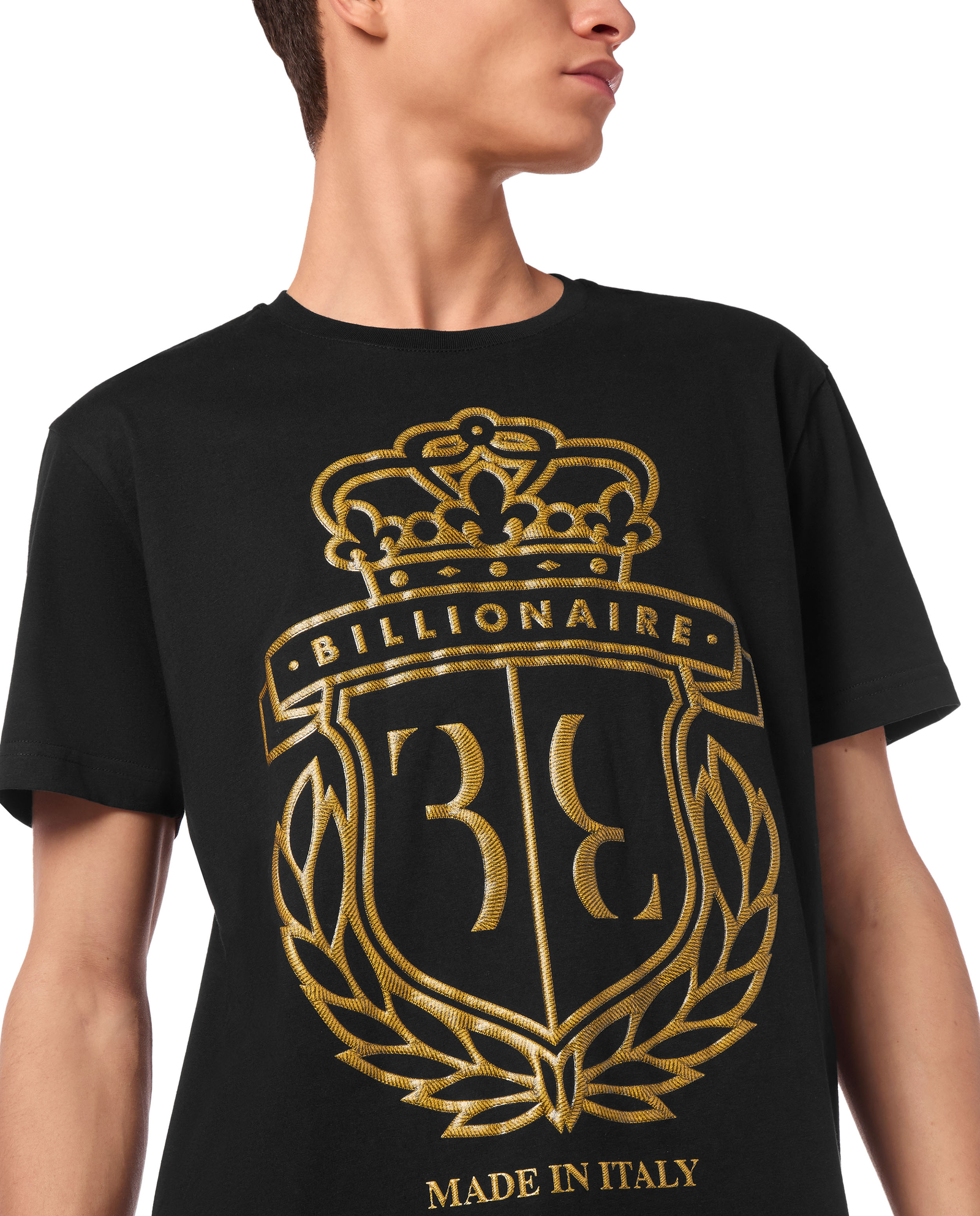Czarna koszulka SS Crest - Image #4