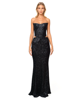 Czarna cekinowa sukienka Glam Witch - Image #3