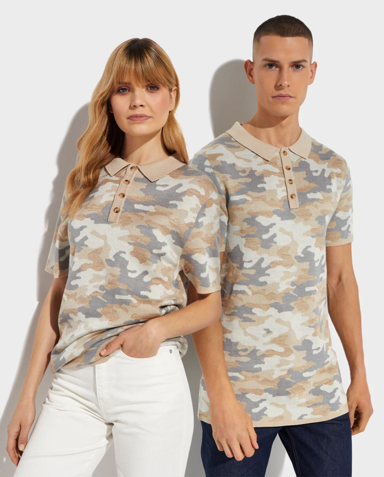 T-shirt z wzorem moro Como - Image #0