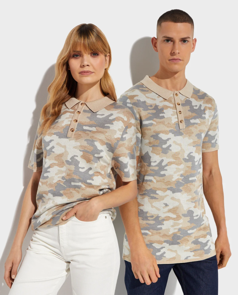 T-shirt z wzorem moro Como - Image #0
