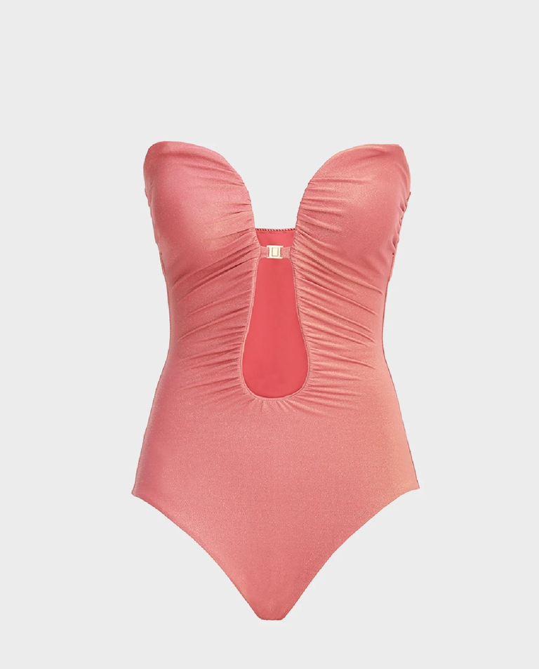Różowy jednoczęściowy kostium Rhiannon - Image #1