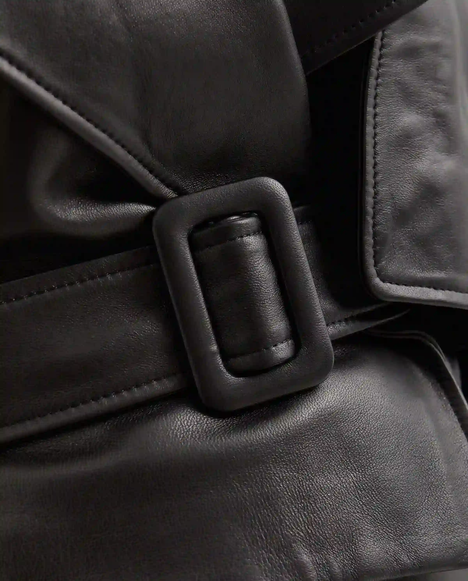 Czarna skórzana kurtka Hatti - Image #4