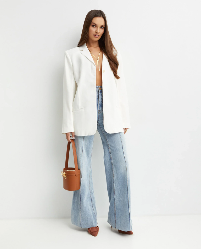 Biała marynarka Caraco - Image #2