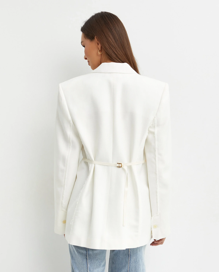 Biała marynarka Caraco - Image #3