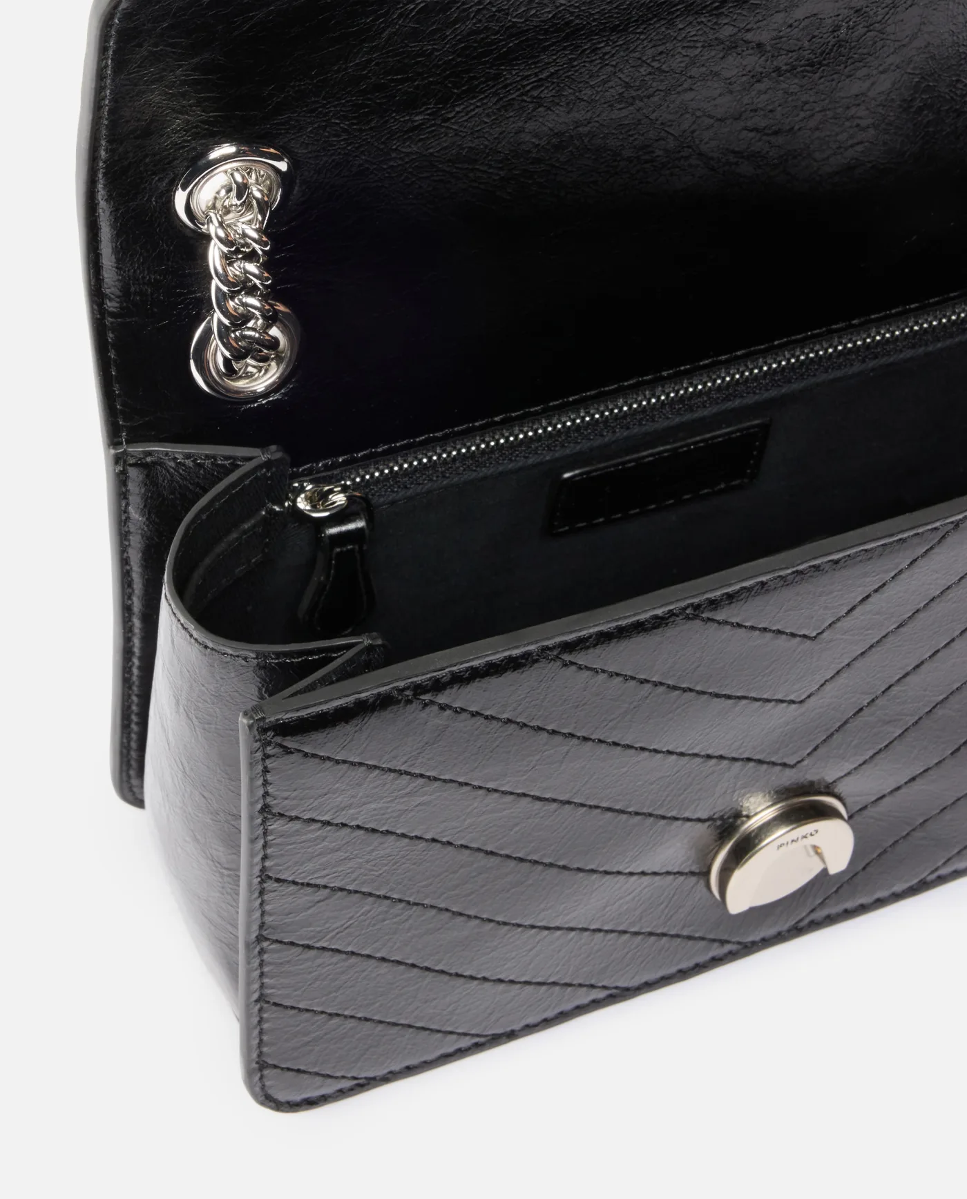 Czarna torebka Mini Love Bag One Light - Image #3