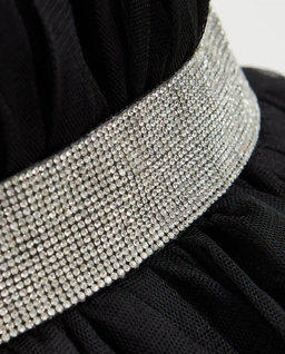 Czarna sukienka mini Anna Noir - Image #4